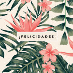 tarjetaregalo felicidades flores
